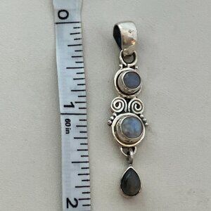 925 Sterling Silver Moonstone Pendant